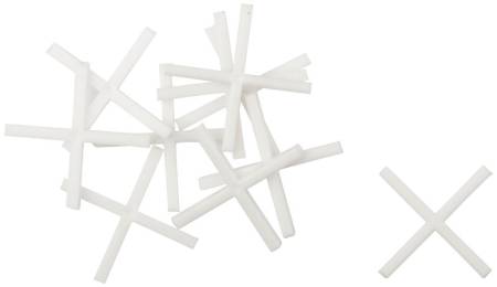 Крестики пластиковые для укладки плитки, 1,5мм (100шт) 16715. Артикул 16715