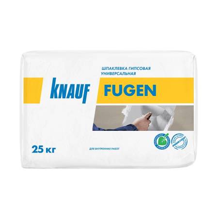 Шпаклевка гипсовая Knauf Fugen, универсальная, 25 кг. Артикул тов-104412