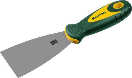 Шпательная лопатка KRAFTOOL с 2-компонент ручк профилиров нержав полотно 65мм 10035-065. Артикул 10035-065