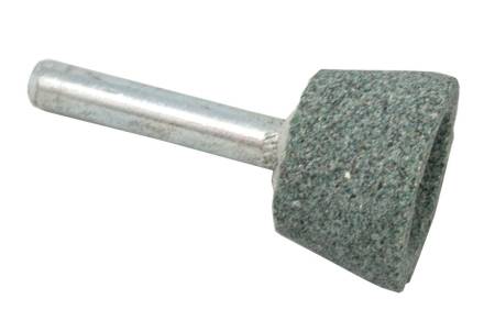 Шарошка абразивная ПРАКТИКА карбид кремния, трапециевидная 25х16 мм, хвост 6 мм, блистер 641-374. Артикул 641-374