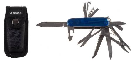 Нож ЗУБР "ЭКСПЕРТ" складной многофункциональный пластиковая рукоятка "16 в 1" 47786. Артикул 47786