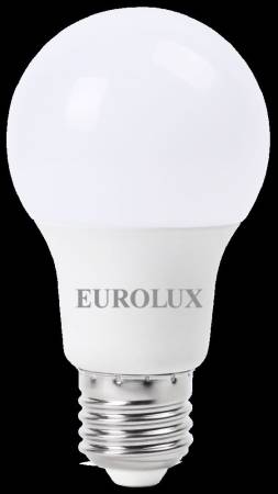 Лампа светодиодная LL-E-A60-9W-230-2,7K-E27 (груша, 9Вт, тепл., Е27) Eurolux 76/2/13. Артикул 76/2/13
