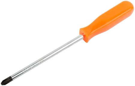 Отвертка "Эконом", CrV сталь, пластиковая оранжевая ручка  8х150 мм РН3 FIT 54144. Артикул 54144