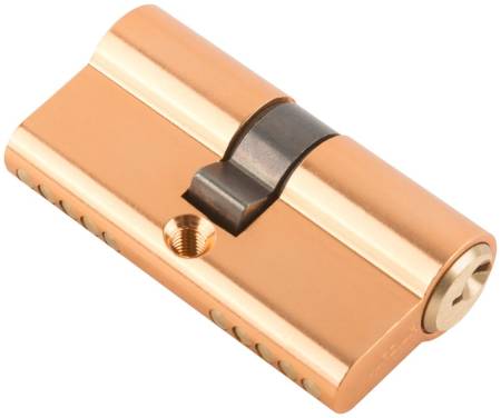 Цилиндровый механизм "PALLADIUM" 60 мм, ключ-ключ, золото Palladium 67222. Артикул 67222
