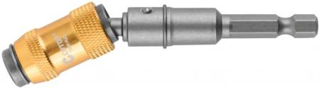 Адаптер шарнирный угловой с магнитным держателем для бит, 90 мм, до 25 градусов Cutop Profi Plus, 83-584. Артикул 83-584