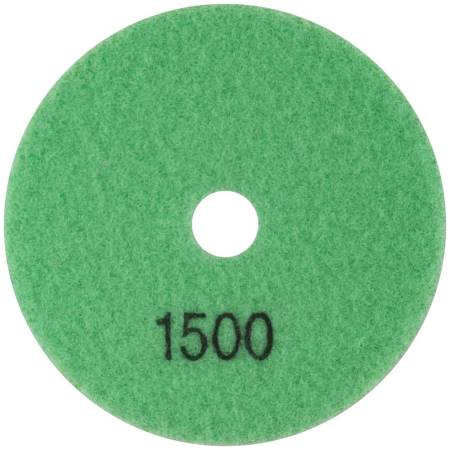 Алмазный гибкий шлифовальный круг АГШК (липучка), сухое шлифование, 100 мм, Р1500 39856. Артикул 39856
