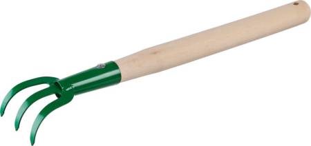 Рыхлитель 3-х зубый с деревянной ручкой РОСТОК 39616 75x75x430 мм 39616. Артикул 39616