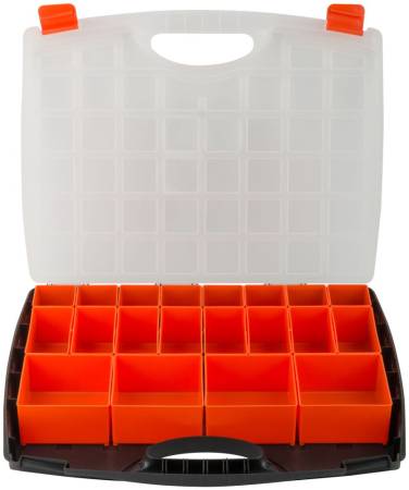 Ящик для крепежа (органайзер), съемные ячейки 16,5" FIT ( 425х330х60 мм) 65665. Артикул 65665