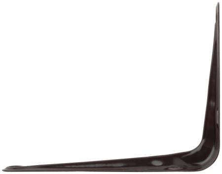 Уголок-кронштейн коричневый 75х100 мм (0,7 мм) FIT 66003. Артикул 66003