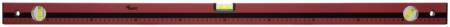 Уровень "Оптима", 3 глазка, красный корпус, фрезерованная рабочая грань, шкала 1000 мм КУРС 18025. Артикул 18025