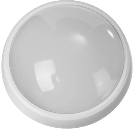 Светильник STAYER "PROFI" PROLight светодиодный влагозащищенный IP65 пластиковый корпус PC влагозащищенный круг белый 4000К 12(100Вт) 57362-100-W. Артикул 57362-100-W